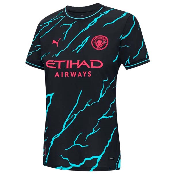 Camiseta Manchester City Segunda equipo Mujer 2023-24